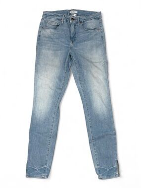 Good American Blue Jeans with ankle slit, SZ 8